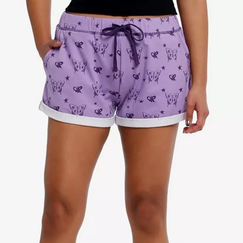 Olivia Rodrigo Guts Logo Lounge Shorts Hot Topic